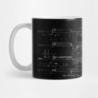 FN FAL Rifle (white) Mug